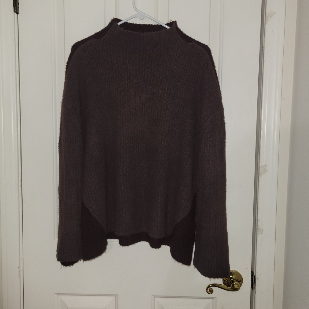 Prologue Dark Brown Women's Turtleneck Sweater
